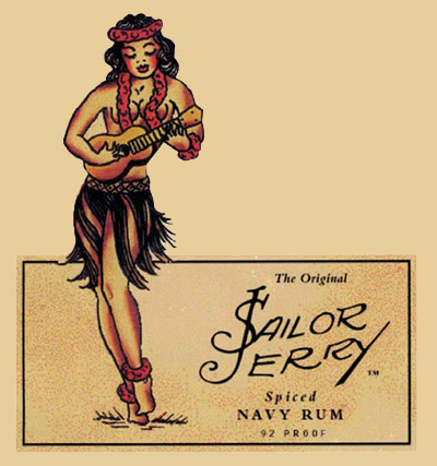event poster design by SIMON BERNDT Sailor Jerry Rum